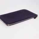 HERMES Pouch Canvas Leather 5 Set Beige Pink Purple Auth ti3991-31