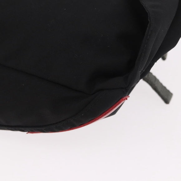 PRADA Sports Line Waist Bag Nylon Blue Silver Auth ti3992