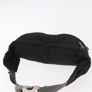 PRADA Sports Line Waist Bag Nylon Blue Silver Auth ti3992-6