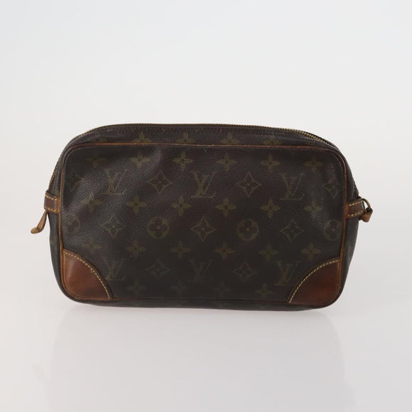 LOUIS VUITTON Monogram Clutch Bag 4 Set LV Auth ti3993