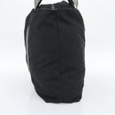 PRADA Sports Line Tote Bag Nylon Black Silver Auth ti3994-3
