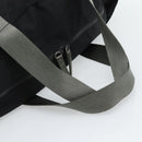 PRADA Sports Line Tote Bag Nylon Black Silver Auth ti3994-7