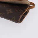 LOUIS VUITTON Monogram Pochette Twin PM Shoulder Bag M51854 LV Auth ti3996-15