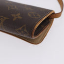 LOUIS VUITTON Monogram Pochette Twin PM Shoulder Bag M51854 LV Auth ti3996-17