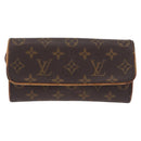 LOUIS VUITTON Monogram Pochette Twin PM Shoulder Bag M51854 LV Auth ti3996-2