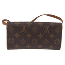 LOUIS VUITTON Monogram Pochette Twin PM Shoulder Bag M51854 LV Auth ti3996-3