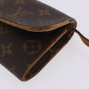 LOUIS VUITTON Monogram Pochette Twin PM Shoulder Bag M51854 LV Auth ti3996-5