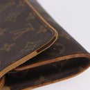 LOUIS VUITTON Monogram Pochette Twin PM Shoulder Bag M51854 LV Auth ti3996-7