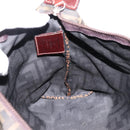 FENDI Zucca Canvas Pouch Brown Silver Auth ti4000-17