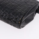 FENDI Shoulder Bag Leather Black Auth ti4002-16