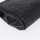 FENDI Shoulder Bag Leather Black Auth ti4002-17