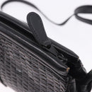 FENDI Shoulder Bag Leather Black Auth ti4002-19