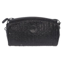 FENDI Shoulder Bag Leather Black Auth ti4002-13