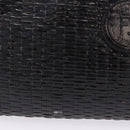 FENDI Shoulder Bag Leather Black Auth ti4002-2
