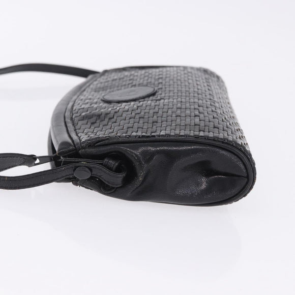 FENDI Shoulder Bag Leather Black Auth ti4002