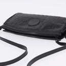 FENDI Shoulder Bag Leather Black Auth ti4002-8