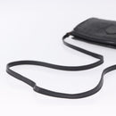 FENDI Shoulder Bag Leather Black Auth ti4002-9