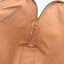CELINE Macadam Business Bag PVC Leather Brown Gold Tone Auth ti4006-19
