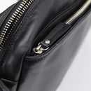 BURBERRY Business Bag Leather 2way Black Silver Auth ti4007-22