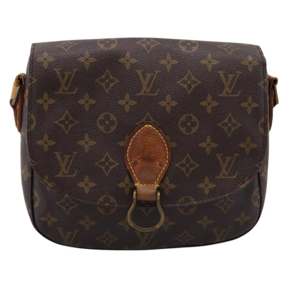 LOUIS VUITTON Monogram Saint Cloud GM Shoulder Bag M51242 LV Auth ti4008