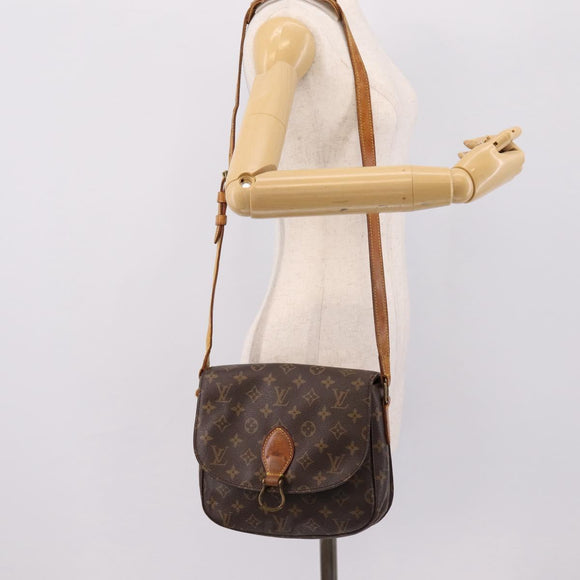 LOUIS VUITTON Monogram Saint Cloud GM Shoulder Bag M51242 LV Auth ti4008