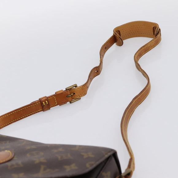 LOUIS VUITTON Monogram Saint Cloud GM Shoulder Bag M51242 LV Auth ti4008