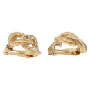 Christian Dior Earring Metal Gold Tone Auth ti4010-10