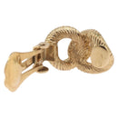 Christian Dior Earring Metal Gold Tone Auth ti4010-4