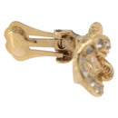 Christian Dior Earring Metal Gold Tone Auth ti4010-5