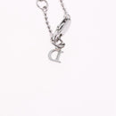 Christian Dior Bracelet Metal Silver Auth ti4011-14