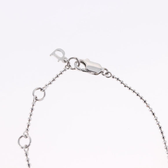 Christian Dior Bracelet Metal Silver Auth ti4011