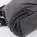 BURBERRY Shoulder Bag Canvas 2way Gray Silver Auth ti4019-10