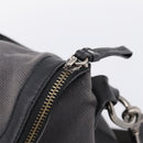 BURBERRY Shoulder Bag Canvas 2way Gray Silver Auth ti4019-11