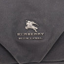 BURBERRY Shoulder Bag Canvas 2way Gray Silver Auth ti4019-18