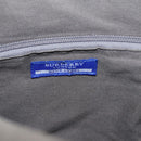BURBERRY Shoulder Bag Canvas 2way Gray Silver Auth ti4019-19