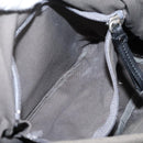 BURBERRY Shoulder Bag Canvas 2way Gray Silver Auth ti4019-23