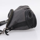 BURBERRY Shoulder Bag Canvas 2way Gray Silver Auth ti4019-3