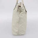 GUCCI Abbey Tote Bag Leather White Gold Tone 182492 Auth ti4020-4