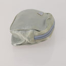 PRADA Clutch Bag Pouch Canvas Nylon 4 Set Beige Yellow Auth ti4021-10