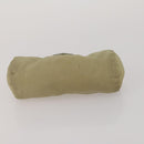 PRADA Clutch Bag Pouch Canvas Nylon 4 Set Beige Yellow Auth ti4021-18