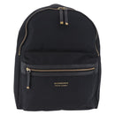 BURBERRY Backpack Nylon Black Gold Tone Auth ti4024-13