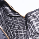 BURBERRY Backpack Nylon Black Gold Tone Auth ti4024-21