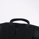 BURBERRY Backpack Nylon Black Gold Tone Auth ti4024-8
