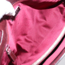 PRADA Hand Bag Leather White Red Auth ti4026-15