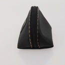 FENDI Pecan Canvas Hand Bag Shoulder Bag 4 Set Black Brown Auth ti4031-10