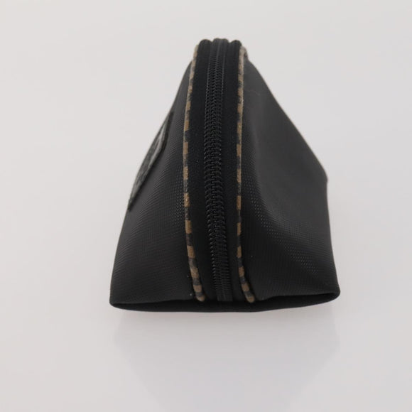 FENDI Pecan Canvas Hand Bag Shoulder Bag 4 Set Black Brown Auth ti4031