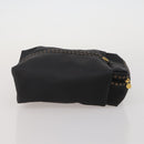 FENDI Pecan Canvas Hand Bag Shoulder Bag 4 Set Black Brown Auth ti4031-15