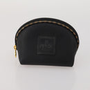 FENDI Pecan Canvas Hand Bag Shoulder Bag 4 Set Black Brown Auth ti4031-8