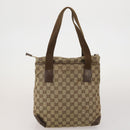 GUCCI GG Web Sherry Line Tote Bag Hand Bag 4 Set Beige Brown Auth ti4033-10