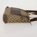 GUCCI GG Web Sherry Line Tote Bag Hand Bag 4 Set Beige Brown Auth ti4033-11